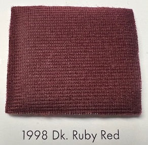 1998 Dark Ruby Red headliner fabric swatch