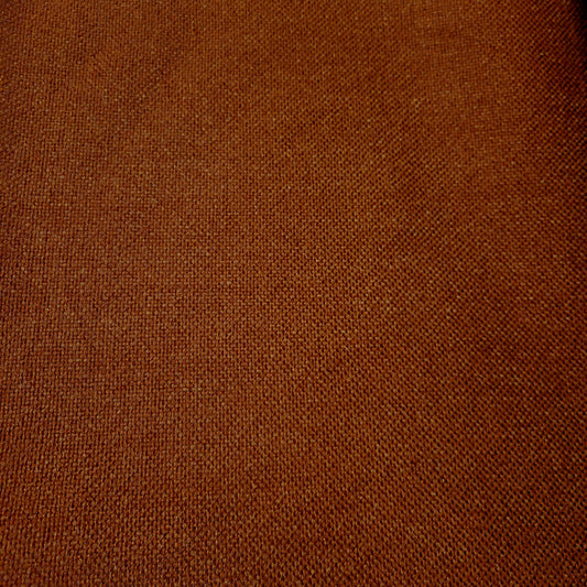 Debbie Shrimp RING #83: Close-up of rich brown fabric texture.