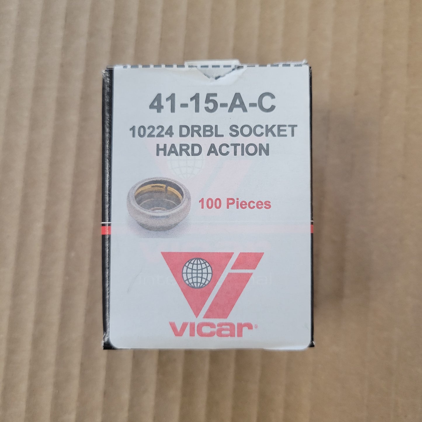 Product box showing 100 snap sockets; hard action type.