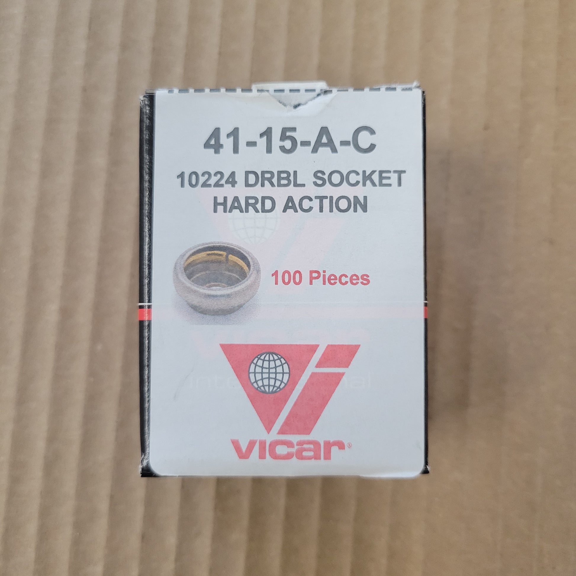 Product box showing 100 snap sockets; hard action type.