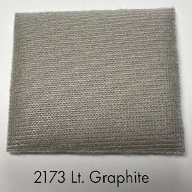 2173 Lt. Graphite Headliner Fabric swatch: light gray, woven texture.