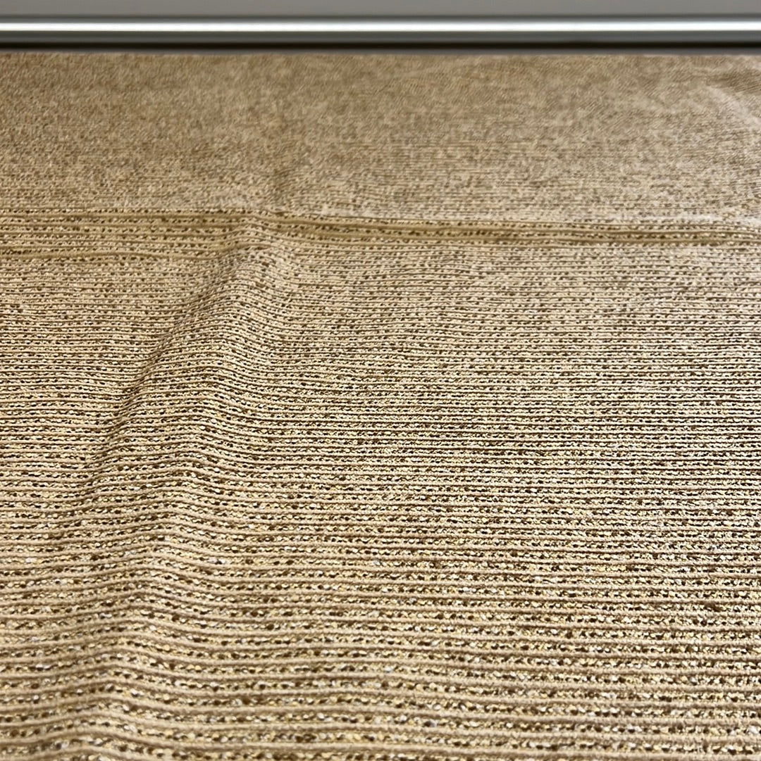 1892 Natehill Cuban Sand: Textured beige fabric with subtle gold shimmer.