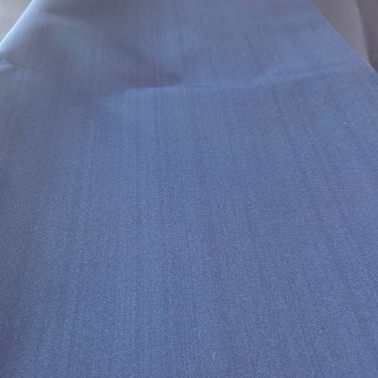 1907 Blue solution-dyed polyester fabric swatch