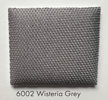 6002 Wisteria Grey Headliner Fabric swatch: textured grey upholstery material.