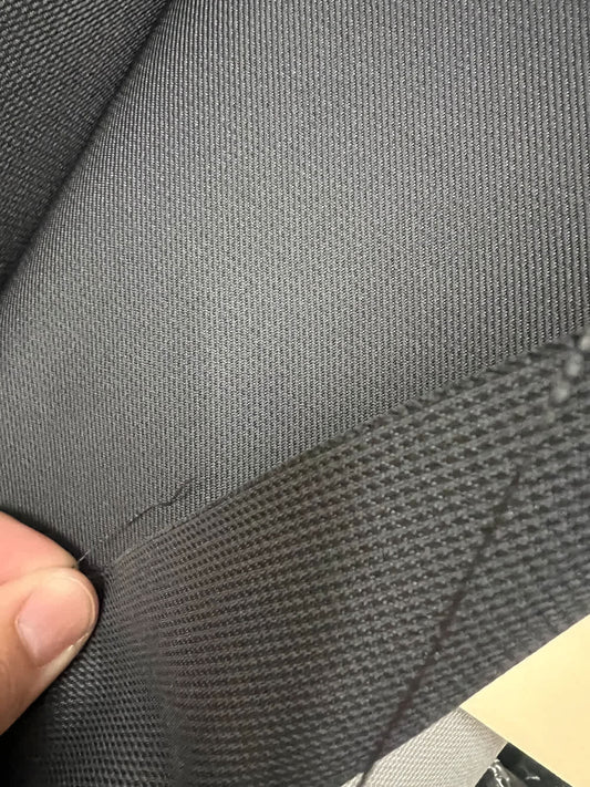 Black 1931 Elf Toyota Tacoma bolster fabric sample