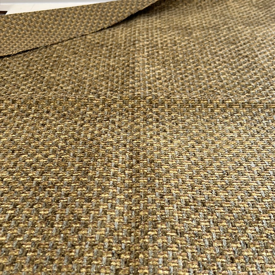 1891 Matty Olive upholstery fabric: textured olive green weave