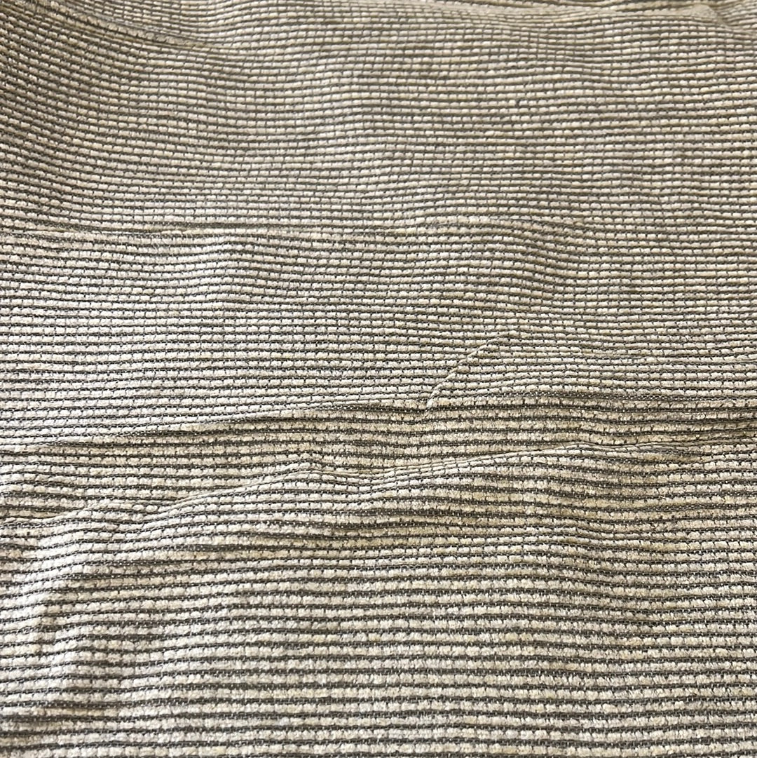 1915 Kardy Citron fabric swatch: beige and brown textured weave.