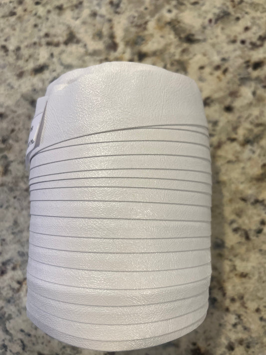 White Vinyl Binding 25 yard roll