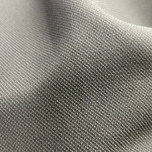 Ring 1612 Detroit 14.14210 Tempe fabric swatch: Dark Ash Grey, textured weave.