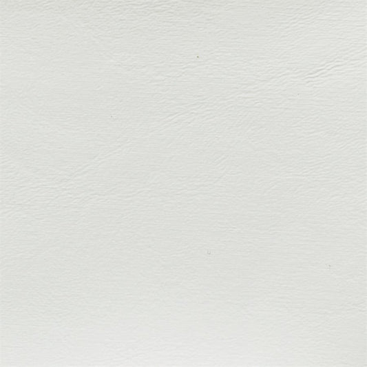 Seascape Chalk Marine Vinyl sample: off-white, textured vinyl fabric.