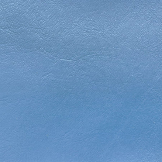 Seascape Classic Blue marine vinyl sample: textured, light blue upholstery material.