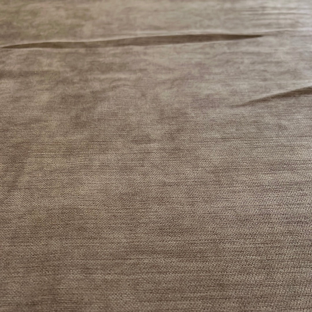 1893 Judd Mushroom fabric swatch: Taupe textured upholstery material.