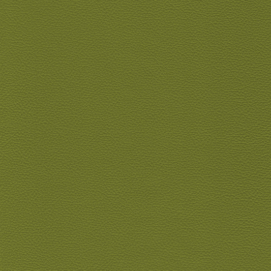 Sierra 104 Guacamole textured leather swatch in olive green.