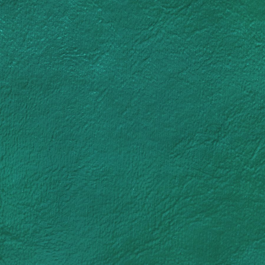 Seascape Fern teal marine vinyl sample: textured, rich color.