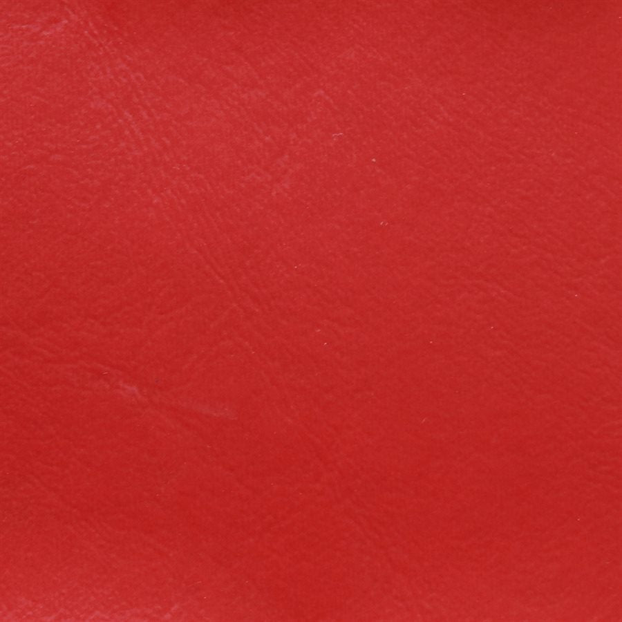 Seascape Fire Marine Vinyl: Rich red marine-grade vinyl fabric sample.