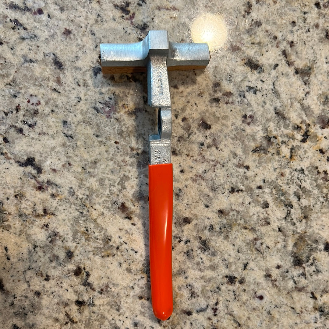 C. S. Osborne #252 Webbing Stretcher with orange handle