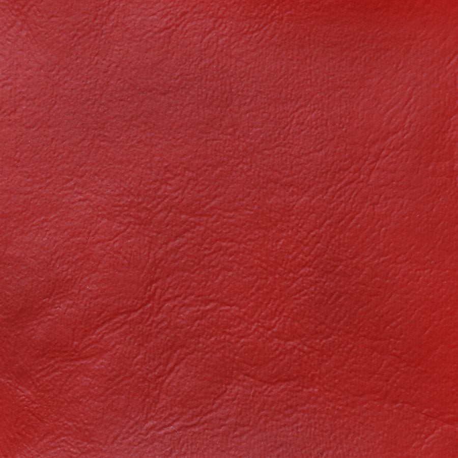 Seascape Red Marine Vinyl: Rich red textured marine-grade vinyl fabric.