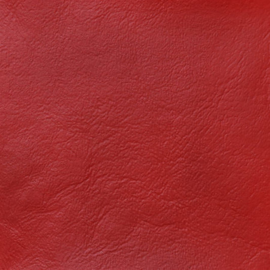 Seascape Red Marine Vinyl: Rich red textured marine-grade vinyl fabric.