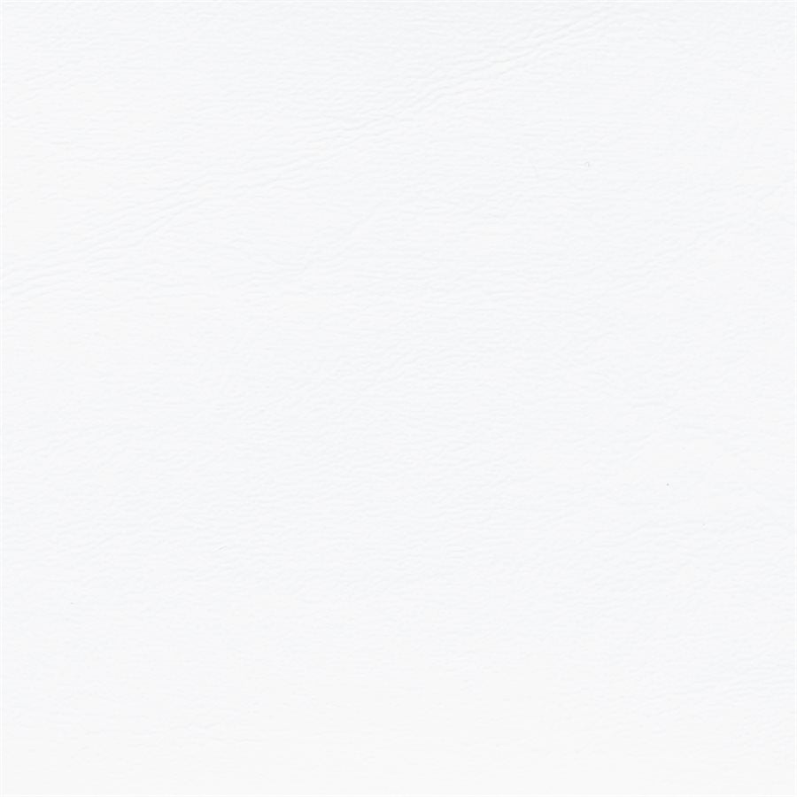 Seascape White Marine Vinyl: smooth, textured white vinyl fabric sample.