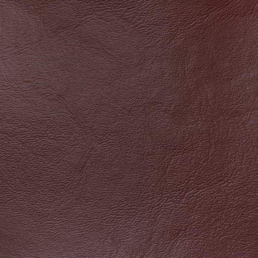 Seascape Wine Marine Vinyl: Deep maroon textured vinyl fabric sample.