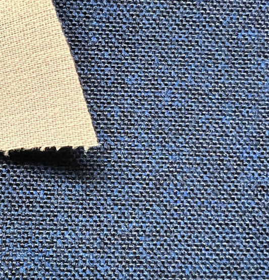 Cordura Blue/Black Ring #1844: Durable blue/black fabric swatch showcasing texture.
