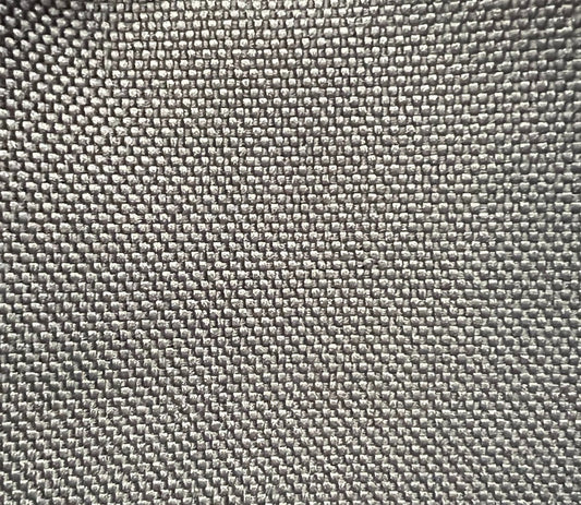 Close-up of New Canvas Onyx Ford fabric texture: dark gray, tightly woven canvas.