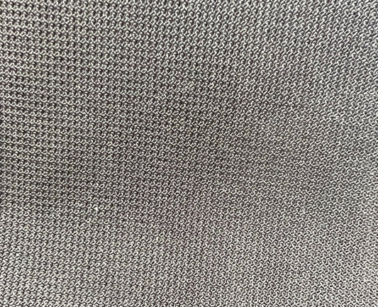 1846 Jet Black truck seat fabric: durable, textured weave.