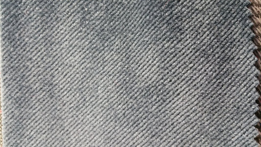 Detroit 8023 Chrysler Twilight Blue corduroy fabric swatch.