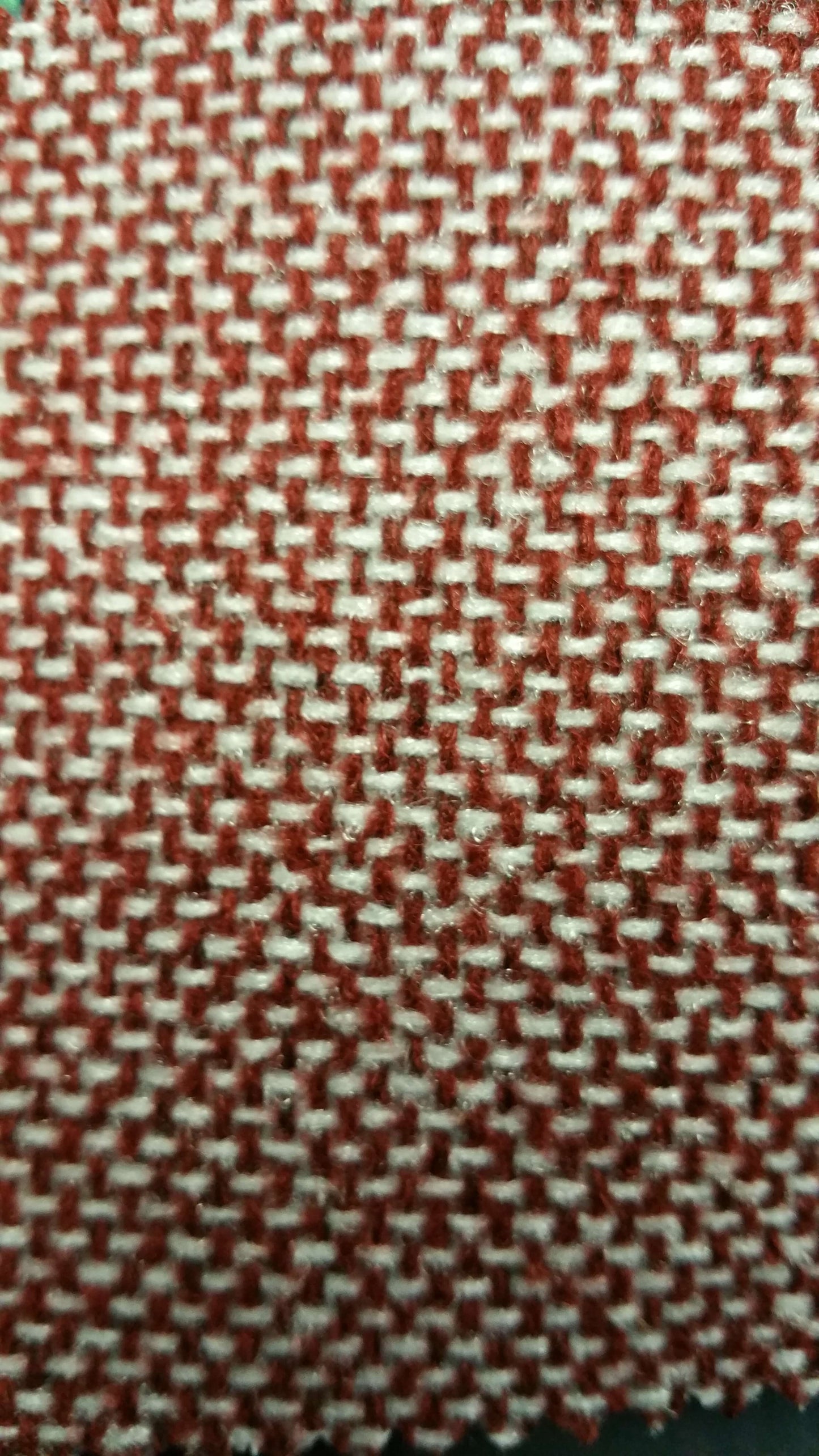 Ring 797 red/white woven fabric swatch
