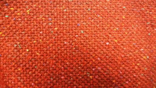 Ring 1107 Chatham Burgundy Fabric: richly textured red fabric with subtle multicolor flecks.