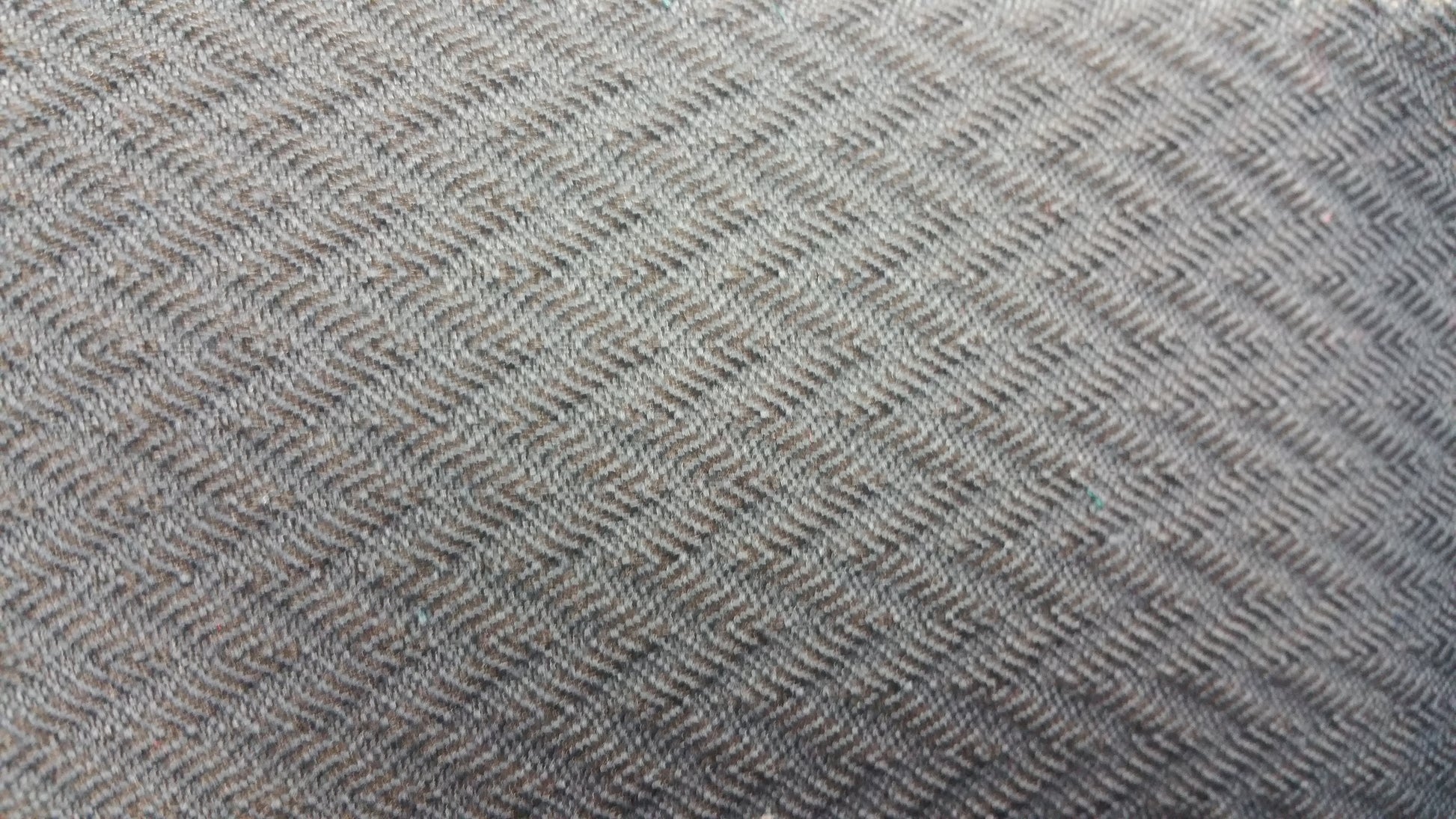 Ring 1112 Charcoal Highway Chatham fabric: herringbone weave in charcoal grey.