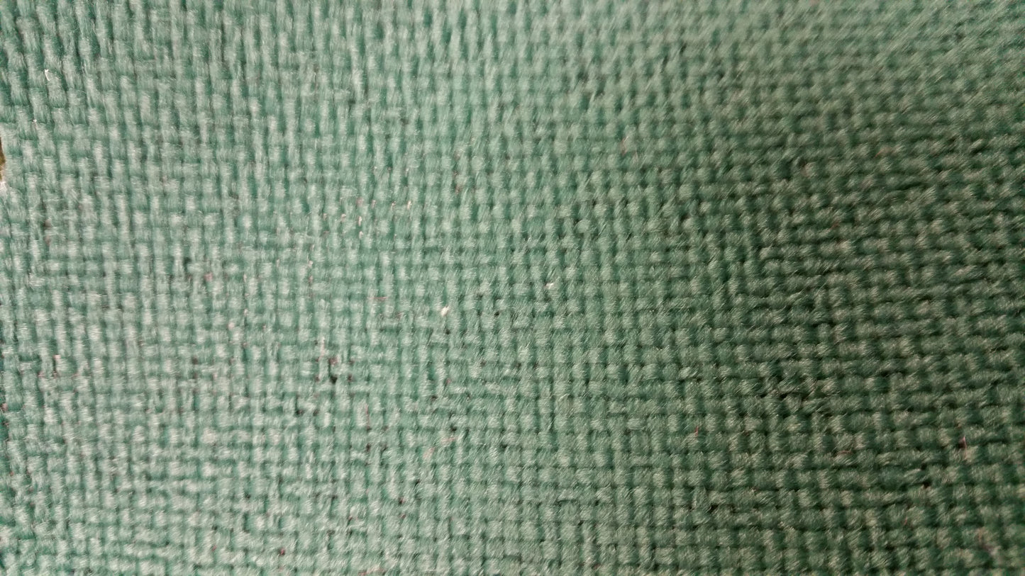 Ring 1549 Tweed 0107 fabric swatch: close-up of textured teal tweed.