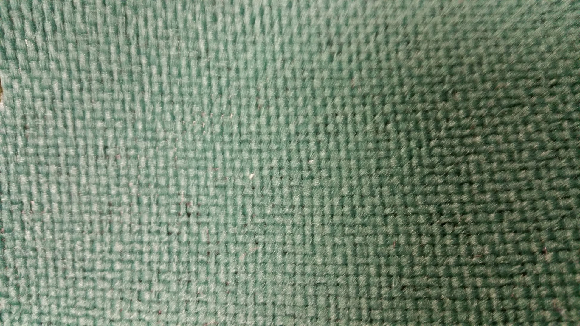 Ring 1549 Tweed 0107 fabric swatch: close-up of textured teal tweed.