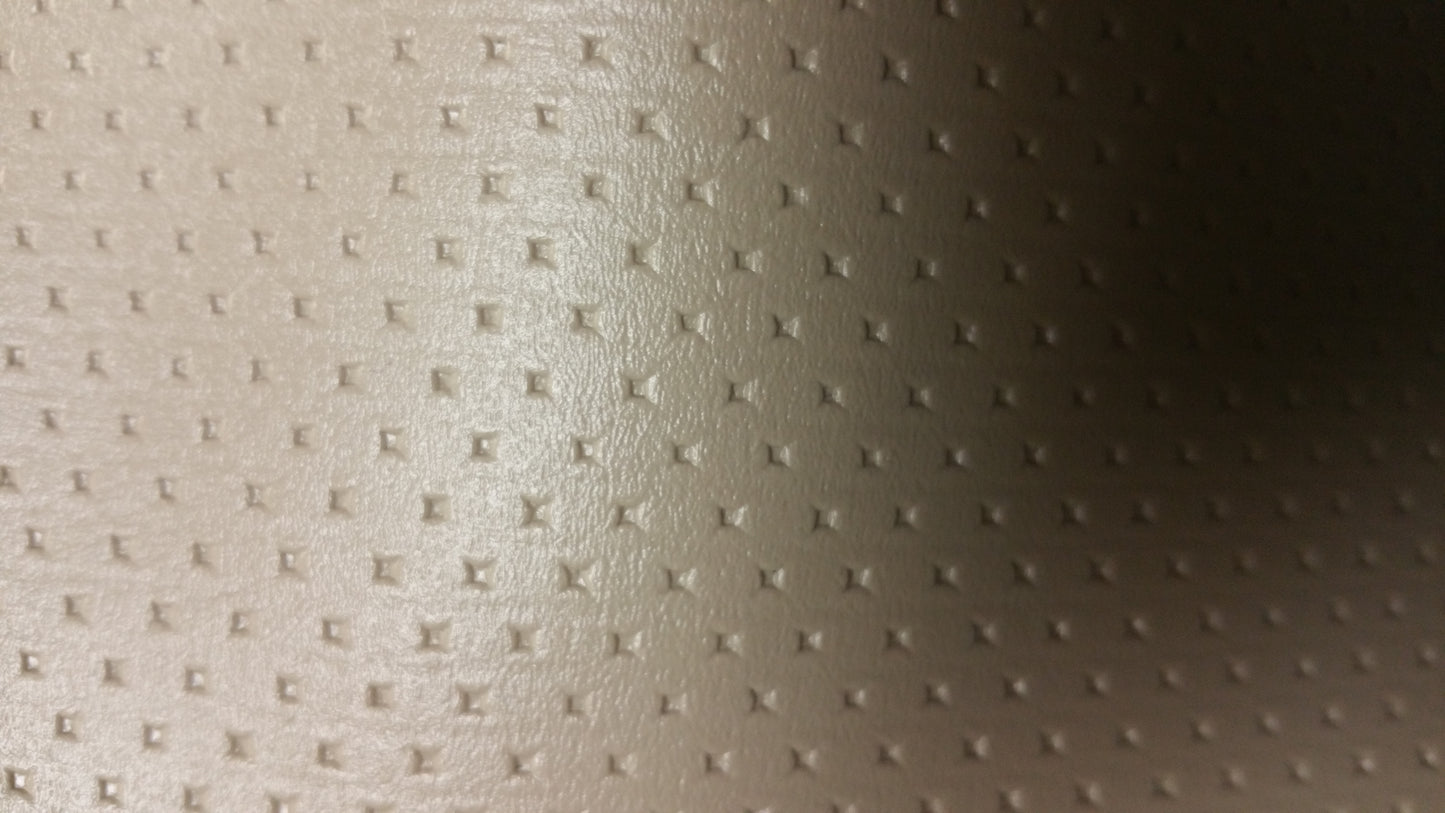 Ring 3336 R-41 Tan textured vinyl fabric sample.