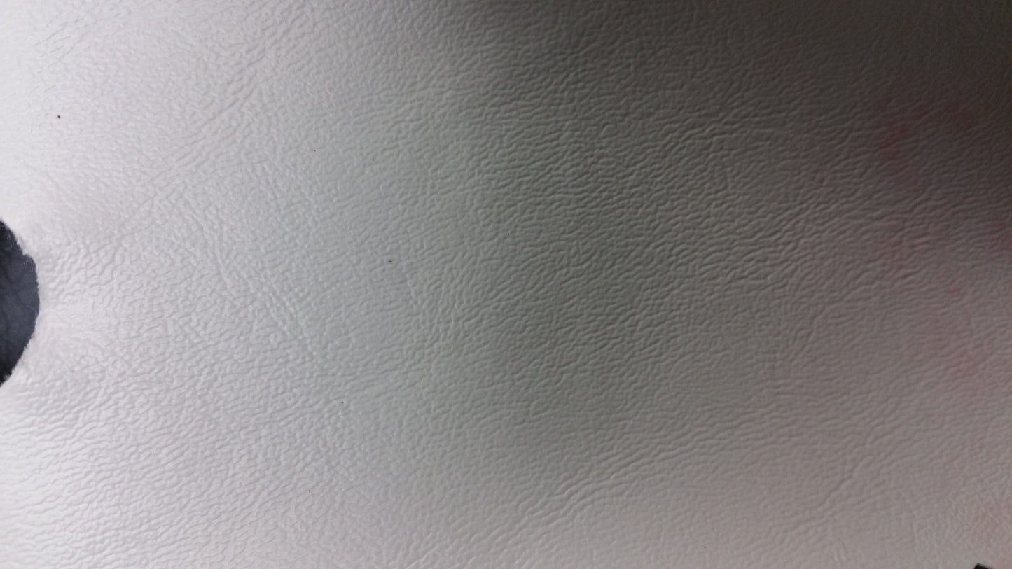 Ring 3403 Smooth Sailing White Vinyl: textured white vinyl fabric sample