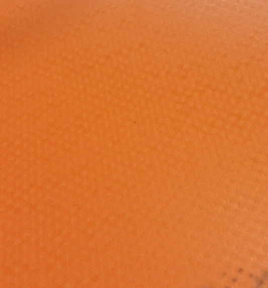 Ring 5008 18oz orange vinyl-coated polyester fabric swatch