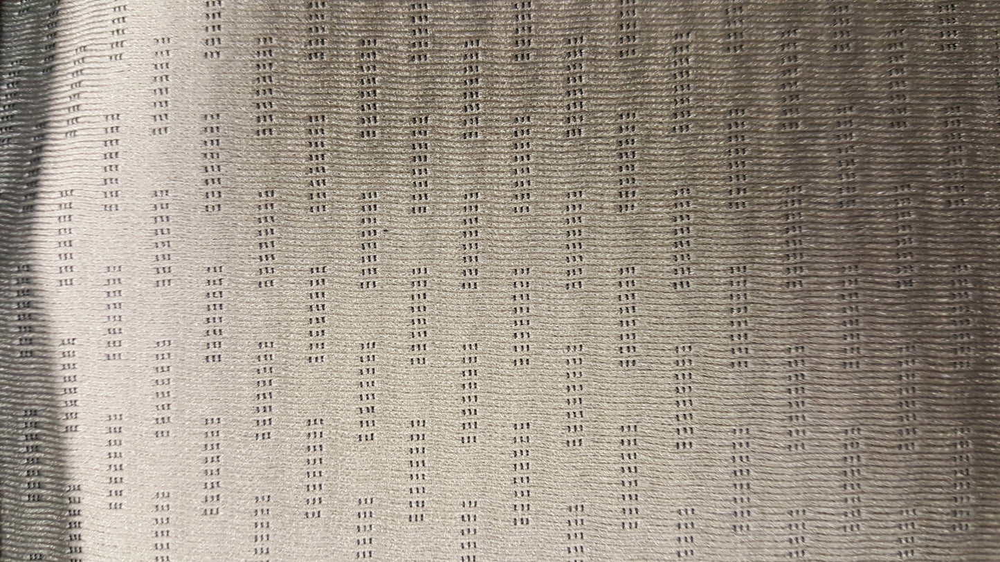 Ring 1639 Calvin Pebble 07-7107 E-series fabric swatch: taupe textured weave with subtle repeating pattern.