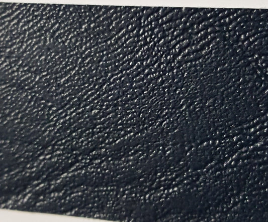Biscayne Navy BI-108 textured vinyl sample in dark navy blue.