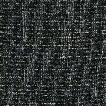 Culp Contract Connelly Crow fabric swatch: dark grey woven texture with subtle blue and gold accents.