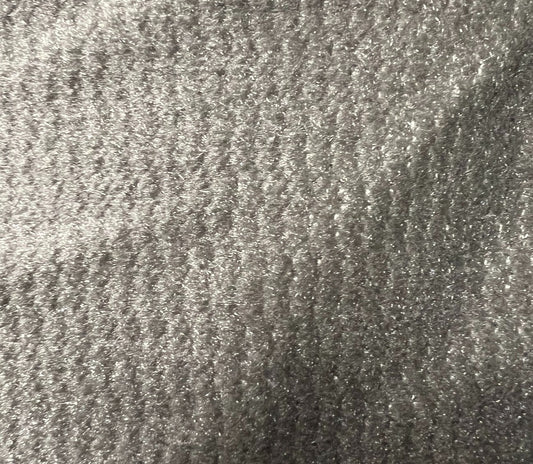 3418 Ripple MD Grey ring, size 300: Textured grey fabric.