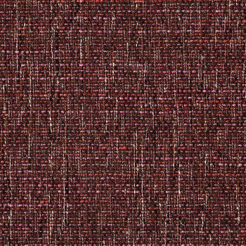 Culp Contract Connelly Firefinch fabric swatch: rich red tweed texture with subtle pink highlights.
