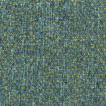 Culp Contract Connelly Peacock fabric swatch: teal and gold textured upholstery