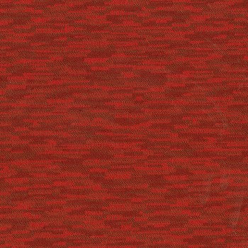 Culp Contract Boothby Jalapeno fabric swatch: deep red heathered texture.