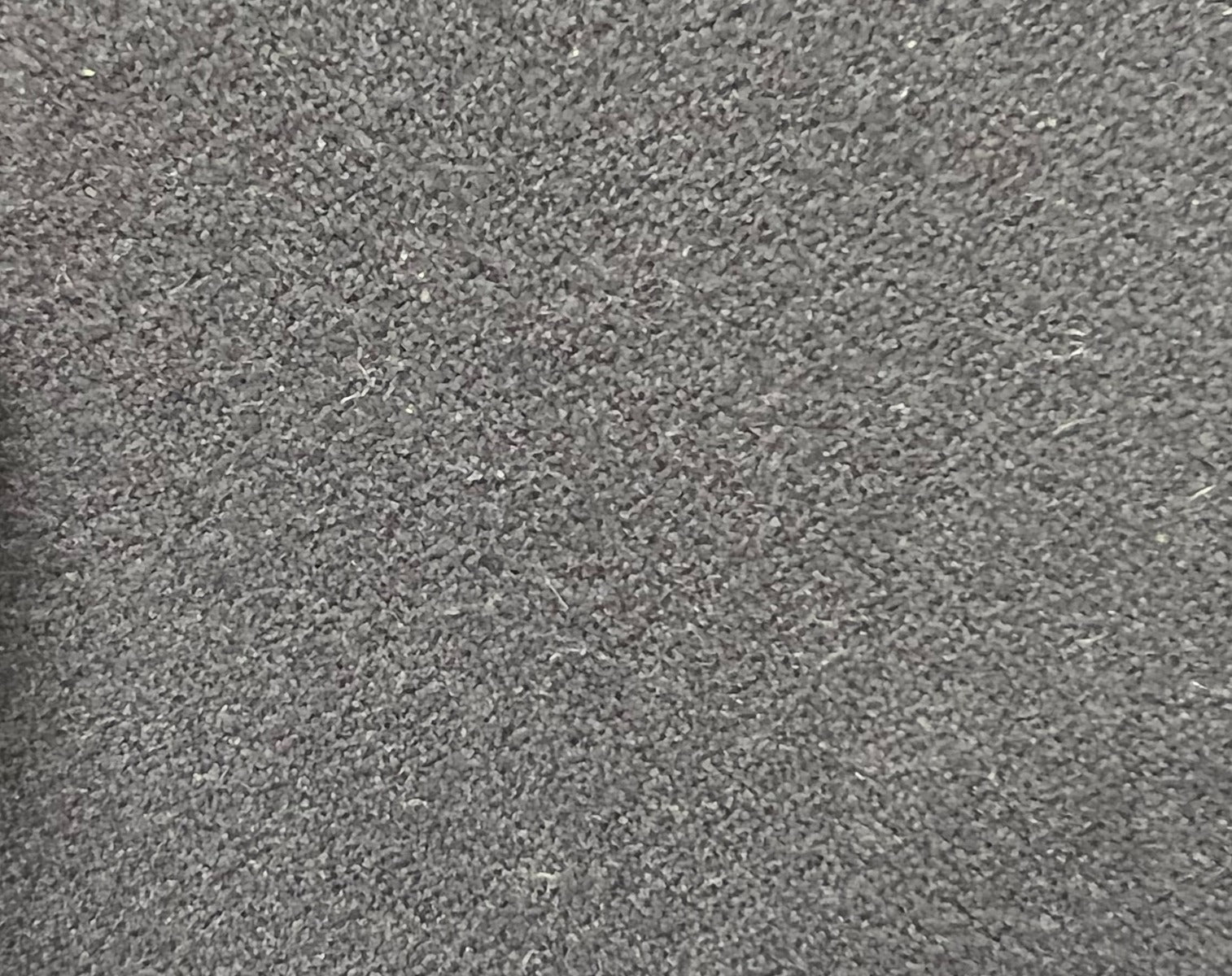 8067 Lori DK Dusk fabric swatch: Dark gray, textured suede-like material.