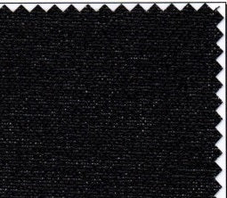 Black marine-grade seat upholstery fabric sample.