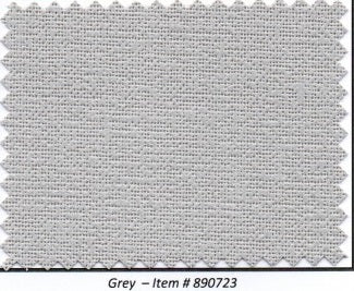 Atlantis Seat Underlining fabric swatch, grey, Item #890723