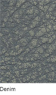 Beaver Creek Denim Premium Leather: Gray textured leather swatch