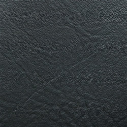 Heidi Black vinyl upholstery fabric sample: textured, dark gray finish.