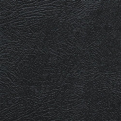 Monticello Black: textured, dark-grey vinyl fabric sample