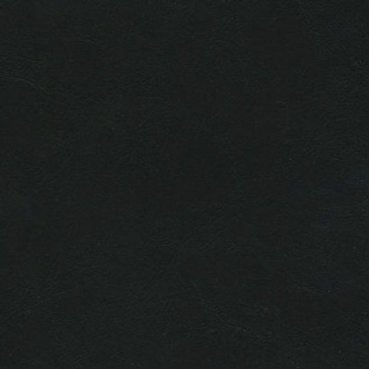 Wallaby Black WAS5004 vinyl fabric swatch: dark textured black.
